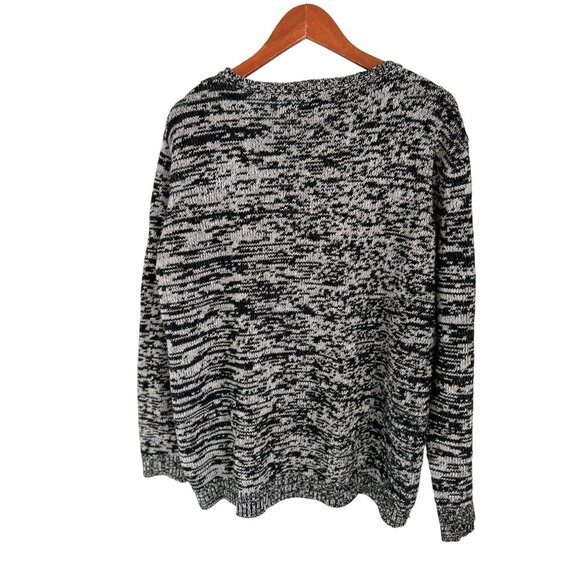 OPENING CEREMONY BLACK KNIT CUT OUT DIAMONDS JUMPER SWEATER WOOL BLEND M - Picture 5 of 9